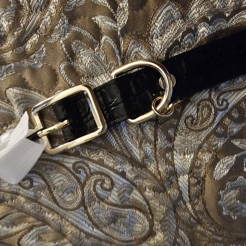 NWT Brahmin Large Pet Collar. Black Melbourne.